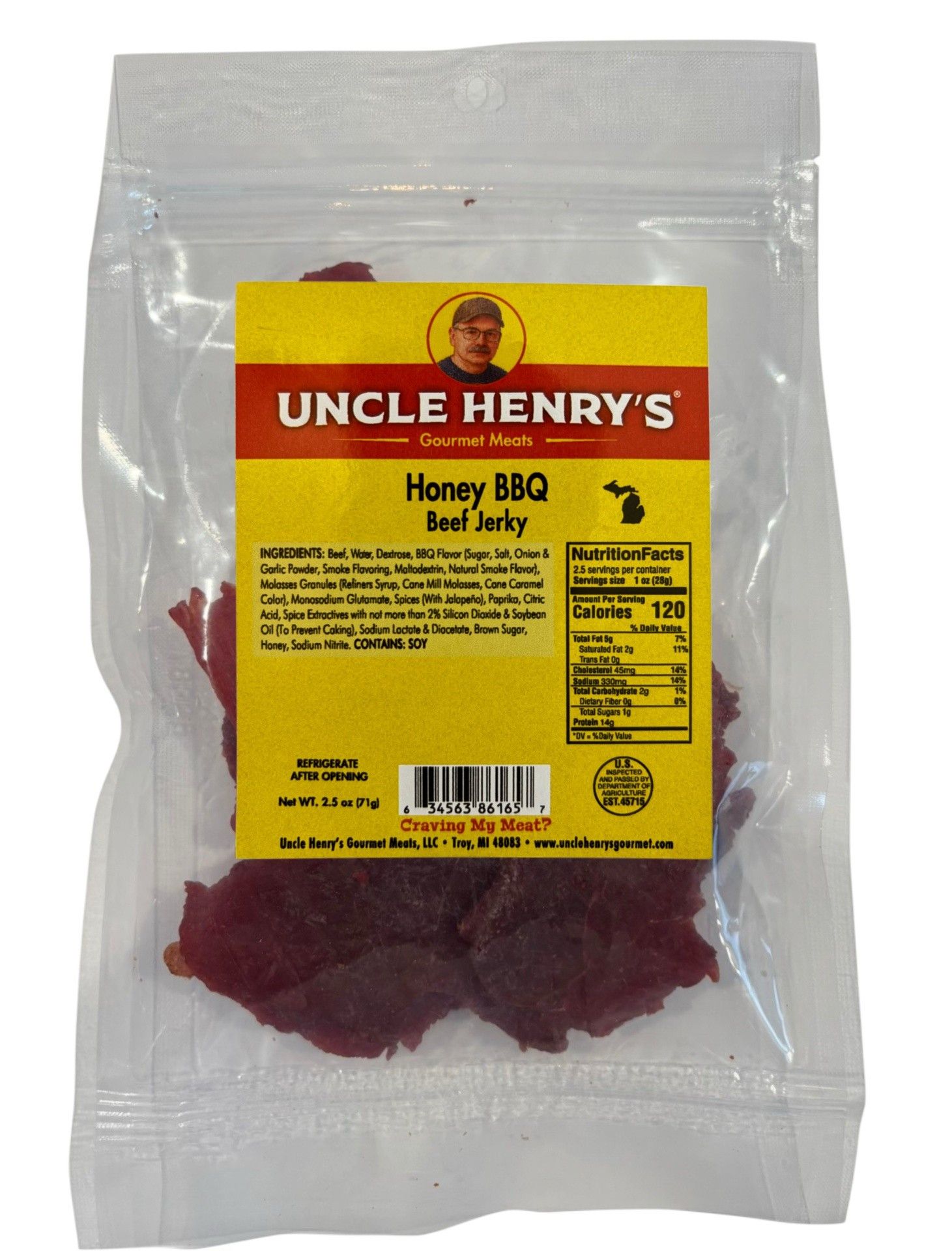 Honey BBQ Beef Jerky