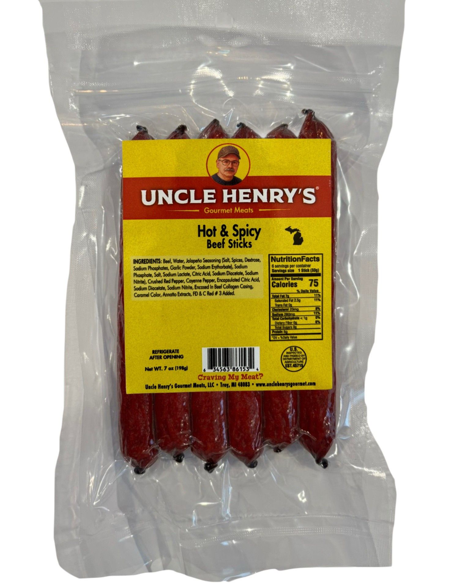 Hot & Spicy Snack Sticks